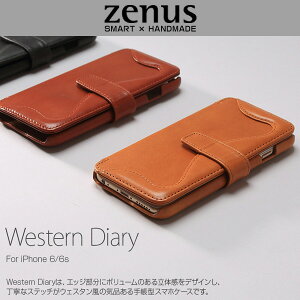 iPhone 6s/6 �p �P�[�X Zenus Western Diary for iPhone 6s/6 �P�[�X �{�v �{�� �J�o�[