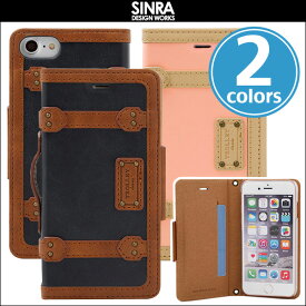 iPhone 8 / iPhone 7 用 Sinra Design Works Trolley Case Classic for iPhone 8 / iPhone 7 / シンラ 手帳型 マグネット PUレザー トローリー ケース