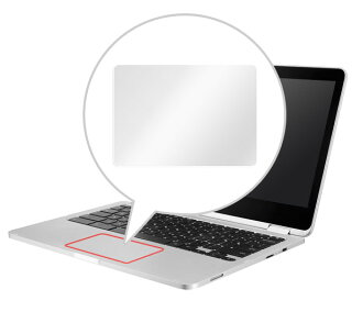 ASUSChromebookFlipC302CA用OverLayProtectorforトラックパッドASUSChromebookFlipC302CA【送料無料】【ポストイン指定商品】保護フィルムシートシールフィルターアンチグレアサラサラマウス低反射タッチパッドトラックパッド10P03Dec16