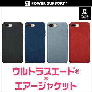 iPhone 8 Plus / 7 Plus �p �P�[�X Ultrasuede Air jacket for iPhone 8 Plus / 7 Plus �@�ׂłȂ߂炩�ȃE���g���X�G�[�h��g�ɂ����܂܁A�[�d���\�ł�
