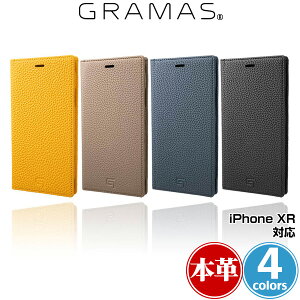 iPhone XR �p GRAMAS Shrunken-Calf Leather Book Case GLC-72548 for iPhone XR�A�C�t�H��XR �A�C�t�H���e���A�[�� iPhoneXR �e���A�[�� �A�C�t�H�[�� 2018 6.1 ���v���g�p�����ґ�Ȏ蒠�^�P�[�X