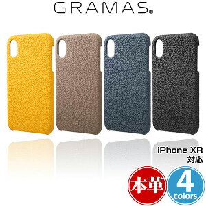 iPhone XR �p GRAMAS Shrunken-Calf Leather Shell Case GSC-72558 for iPhone XR�A�C�t�H��XR �A�C�t�H���e���A�[�� iPhoneXR �e���A�[�� �A�C�t�H�[�� 2018 6.1