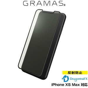 iPhone XS MAX �p GRAMAS Protection 3D Full Cover Glass Anti Glare for iPhone XS Max �A�C�t�H��XS�}�b�N�X �A�C�t�H���e���G�X�}�b�N�X iPhoneXSMAX �e���G�X�}�b�N�X �A�C�t�H�[�� 2018 6.5 �X�}�z�t�B���� ��������