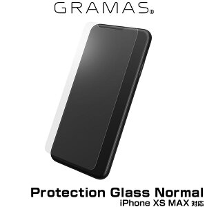 iPhone XS MAX �p GRAMAS Protection Glass Normal GGL-32418NML for iPhone XS MAX �A�C�t�H��XS�}�b�N�X �A�C�t�H���e���G�X�}�b�N�X iPhoneXSMAX �e���G�X�}�b�N�X �A�C�t�H�[�� 2018 6.5 �X�}�z�t�B���� ��������