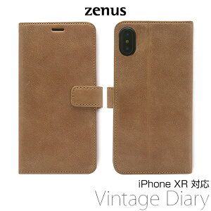 iPhone XR �p Zenus Vintage Diary for iPhone XR �A�C�t�H��XR �A�C�t�H���e���A�[�� iPhoneXR �e���A�[�� �A�C�t�H�[�� 2018 6.1 �������̂���蒠�^�P�[�X