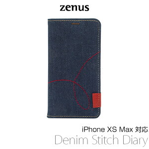 iPhone XS Max �p Zenus Denim Stitch Diary for iPhone XS Max �f�j�� �A�C�t�H��XS�}�b�N�X �A�C�t�H���e���G�X�}�b�N�X iPhoneXSMAX �e���G�X�}�b�N�X �A�C�t�H�[�� �A�C�t�H��X 2018 6.5
