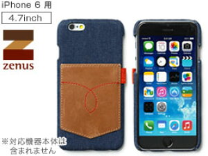 iPhone 6s / iPhone 6 �p �P�[�X zenus iphone6 iPhone6 4.7 �P�[�X �蒠�zZenus Denim Vintage Pocket Bar for iPhone 6s / iPhone 6