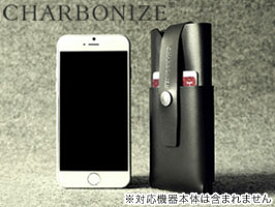 Charbonize レザー ウォレットタイプケース for iPhone 6s Plus / iPhone 6 Plus(ブラック)プラス(5.5インチ)フェルト 本革 スマホケース フェルト＆レザー フェルトポーチ フェルトケース おしゃれなフェルトケース