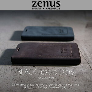 Galaxy S6 SC-05G �p �P�[�XZenus �[�k�X BLACK Tesoro Diary for Galaxy S6 SC-05G �蒠�^ �蒠�P�[�X �蒠�^�C�vSC05G Z5989GS6