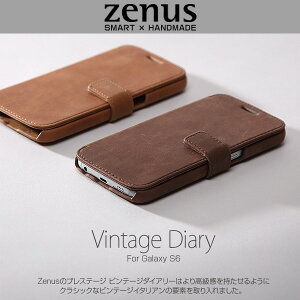 Galaxy S6 SC-05G �p �P�[�XZenus �[�k�X Vintage Diary for Galaxy S6 SC-05G �蒠�^ �蒠�P�[�X �蒠�^�C�vSC05G Z5984GS6