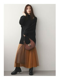 【SALE／50%OFF】【静電気防止】ボリュームチュールスカート VIS ビス スカート その他のスカート ブラック ブラウン【RBA_E】[Rakuten Fashion]