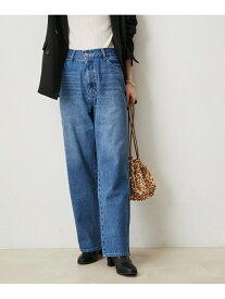 【SALE／60%OFF】【洗える】アジャストワイドストレートデニム VIS ビス パンツ ジーンズ・デニムパンツ ブルー【RBA_E】[Rakuten Fashion]