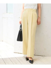 【美easy】ワンタックワイドスラックスパンツ/洗える VIS ビス パンツ スラックス・ドレスパンツ ブラック ブルー カーキグリーン ベージュ グレー オレンジ ネイビー イエロー【送料無料】[Rakuten Fashion]