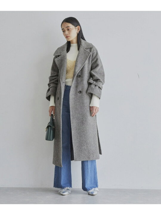 楽天市場】【JAPAN FABRIC】尾州毛混シャギーロングコート【選べる着丈 