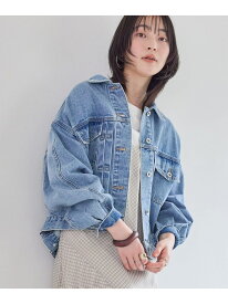 ボリュームスリーブデニムジャケット/Gジャン VIS ビス ジャケット・アウター デニムジャケット ネイビー ブルー【送料無料】[Rakuten Fashion]