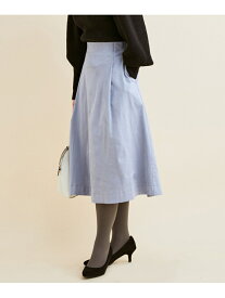 【SALE／50%OFF】柔らかく揺れるカットスエードフレアスカート VIS ビス スカート その他のスカート グレー ブルー ホワイト【RBA_E】[Rakuten Fashion]