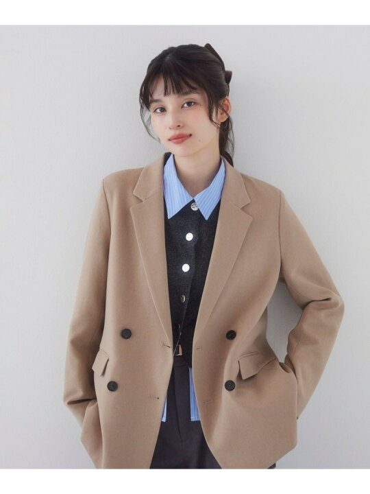 楽天市場】【SALE／10%OFF】【美easy】ウーリッシュダブルブレスト 