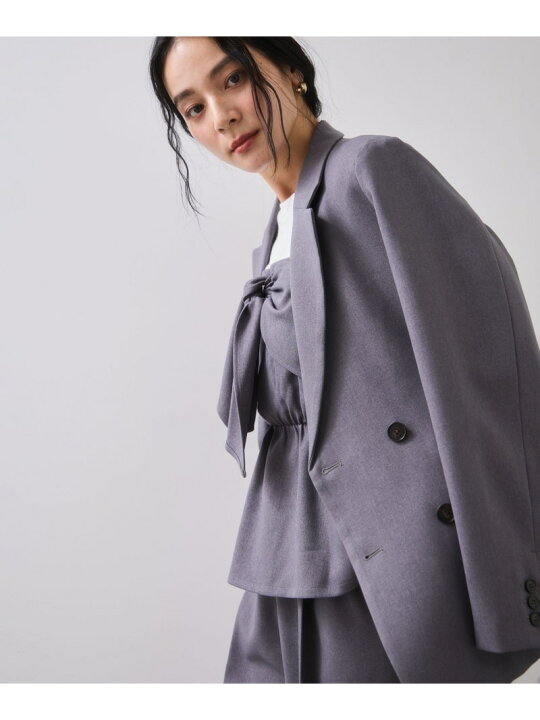 楽天市場】【SALE／10%OFF】【美easy】ウーリッシュダブルブレスト 