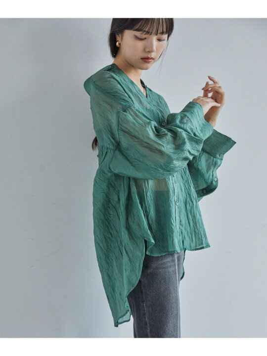 楽天市場】【SALE／60%OFF】【洗える】【マルチWAY】シワ加工シアー 
