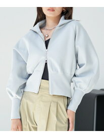 【SALE／20%OFF】【STAYC/SEEUN着用】Wジップニットカーディガン VIS ビス トップス カーディガン グレー ホワイト ネイビー イエロー【RBA_E】【送料無料】[Rakuten Fashion]