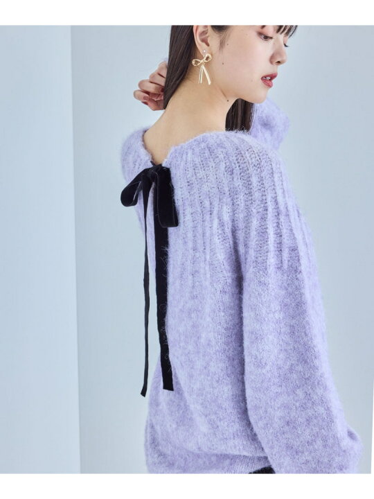 楽天市場】【SALE／40%OFF】バックリボンHUGニット VIS ビス トップス  