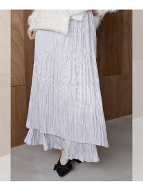 【SALE／50%OFF】ワッシャーIラインスカート VIS ビス スカート その他のスカート ベージュ【RBA_E】[Rakuten Fashion]