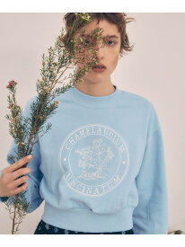 【SALE／60%OFF】【DILIGENCE PARLOUR】VIS別注モデルフラワーロゴスウェット【セットアップ対応】 VIS ビス トップス スウェット・トレーナー ネイビー イエロー ブルー【RBA_E】[Rakuten Fashion]