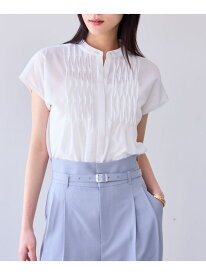 【SALE／30%OFF】【接触冷感/洗える】気流染めスモッキングブラウス VIS ビス トップス シャツ・ブラウス ホワイト ピンク イエロー ブラック ブルー【RBA_E】[Rakuten Fashion]