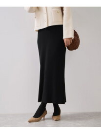 リブニットスカート/セットアップ対応 VIS ビス スカート その他のスカート グレー ベージュ ブラック【先行予約】*【送料無料】[Rakuten Fashion]