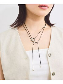 【SALE／20%OFF】ニュアンスリングマルチコードネックレス VIS ビス アクセサリー・腕時計 ネックレス ゴールド シルバー【RBA_E】[Rakuten Fashion]