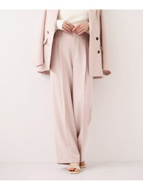 美easyリネンライクワイドパンツ/イージーケア・接触冷感・セットアップ対応 VIS ビス パンツ その他のパンツ ベージュ ピンク グレー ブラック【先行予約】*【送料無料】[Rakuten Fashion]