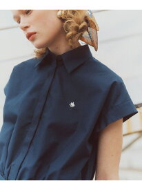【POLO BCS】VIS別注フレンチスリーブドローストリングシャツ VIS ビス トップス シャツ・ブラウス ブルー ホワイト ネイビー ベージュ【先行予約】*【送料無料】[Rakuten Fashion]