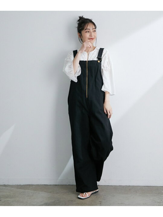 楽天市場】【SALE／30%OFF】【Lee*ViS】フロントジップサロペット