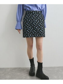 【SALE／60%OFF】フラワージャガードミニスカート VIS ビス スカート その他のスカート ネイビー ブラック【RBA_E】[Rakuten Fashion]