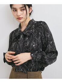 【SALE／40%OFF】【前後2WAY】割繊ボウタイブラウス【洗える】 VIS ビス トップス シャツ・ブラウス ブラック ピンク ホワイト ブルー【RBA_E】[Rakuten Fashion]