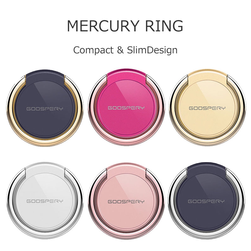 送料無料 MERCURY RING 数量は多 マーキュリー ホールドリング ホルダー スマホ 携帯 バンカーリング しっかり固定 360度回転 かわいい 全６色 リング 安定感 スマホリング 日本産