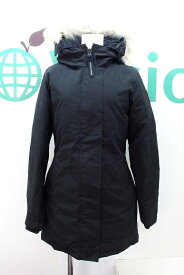 【中古】CANADA GOOSE カナダグース ビクトリアパーカーVICTORIA PARKA ダウンコート レディース XS 3037L ブラック