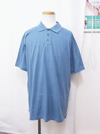 【中古】Woolrich ウールリッチ 半袖ポロシャツ メンズ L ブルー系