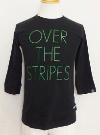 【中古】OVER THE STRiPES オーバーザストライプス 7分袖　Tシャツ カットソー メンズ XS