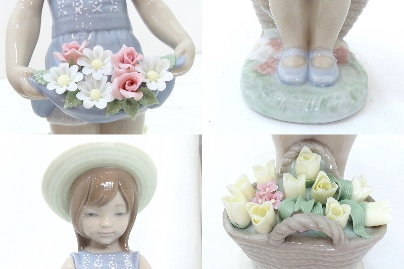LLADRO リヤドロ 「スカートに花いっぱい」 フィギュリン 人形 置物 オブジェ 01284 | Vision【ビジョン楽天市場店】