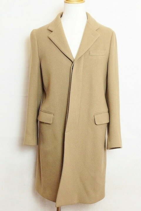楽天市場】【中古】URU ウル ウール ロング チェスターコート 比翼 