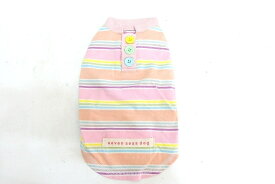 【中古】seven sea dog ボーダーTシャツ 小型犬服 2.5 ピンク
