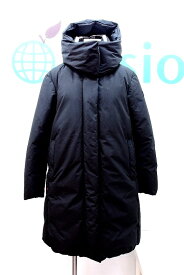 【中古】Woolrich ウールリッチ プレスクパーカ フード付き ダウンコート レディース S WWCPS2822 黒