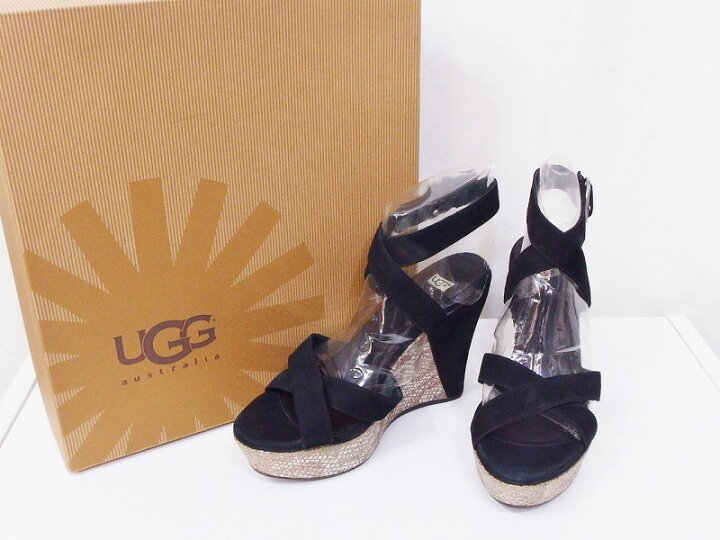 楽天市場】【中古】UGG アグ ARIAH アリア サンダル ウェッジソール 