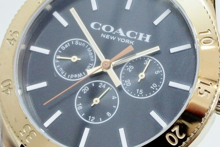 楽天市場】【中古】COACH コーチ ケイシー ウォッチ 42MM クオーツ