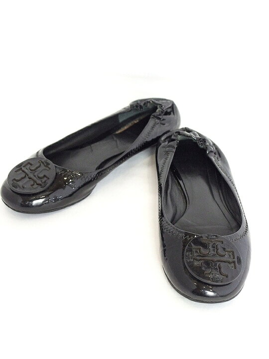 楽天市場】【中古】TORY BURCH トリーバーチ エナメル フラット 