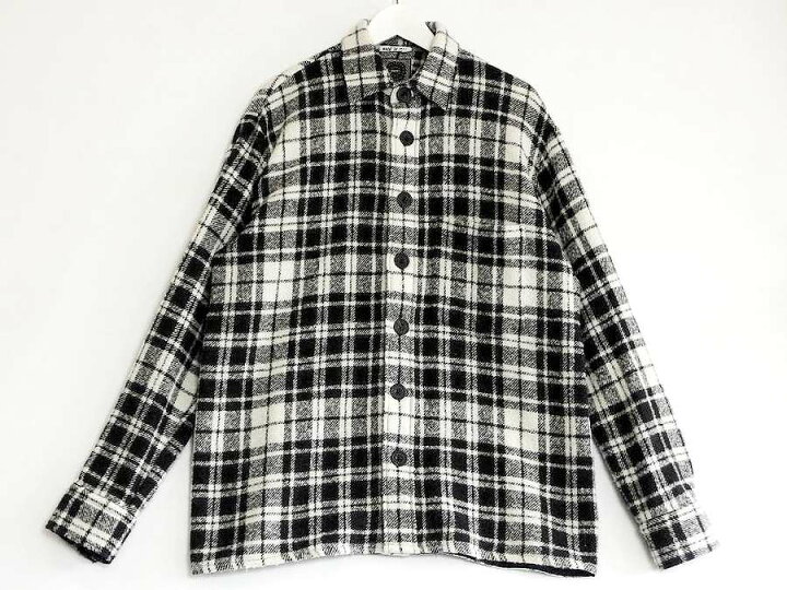 楽天市場】【中古】 destin ウールカシミヤ チェックシャツ メンズ M 