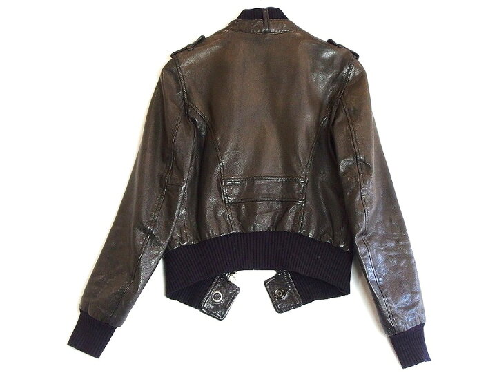 楽天市場】【中古】Brogden ブログデン レザー ライダースジャケット 
