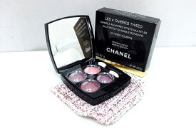 【中古】CHANEL シャネル 【特別限定品】 レ キャトル オンブル ＃02ツイード プールプル