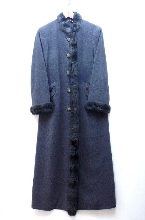 楽天市場】【中古】 【DELBA デルバ】 アンゴラ カシミヤ ファー 